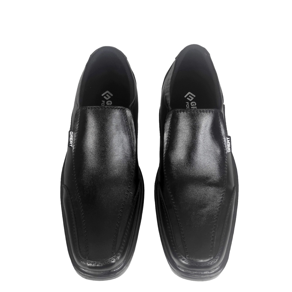 Sepatu Pantofel Formal Casual Kulit Asli Sepatu Kerja Kantor Sekolah Murah Asli Great Footwear P.524