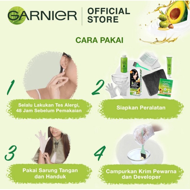 GARNIER HAIR COLOR NATURAL NO 3 COKLAT GELAP  Kotak/Box exp 2025