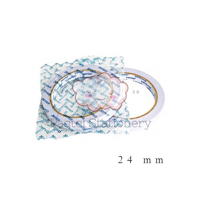 

Double Tape Joyko 24mm - Perekat Dua Sisi Joyko 24 mm
