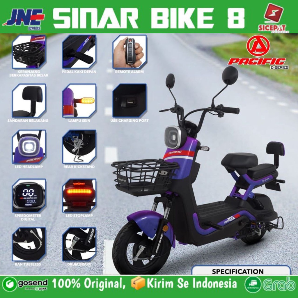 Sepeda Listrik PACIFIC SYNCROS 5.0 New 500 Watt Electric Bike