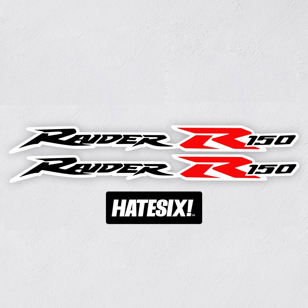 Sticker Decal SUZUKI RAIDER R 150 Hatesix