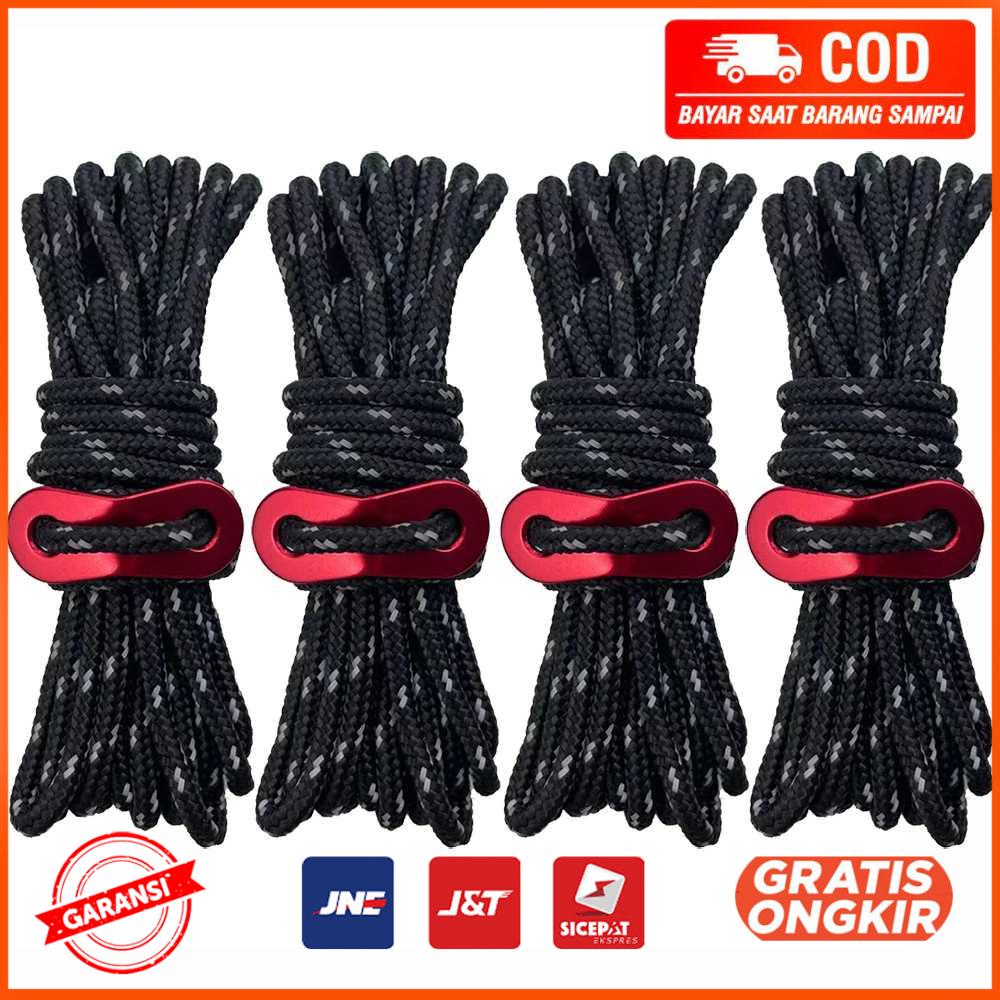 Tali Paracord Tali Tenda Climbing Rope 4 mm x 4 meter 4 Rol RY1A