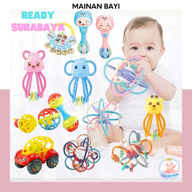 Aneka Model Mainan Rattle Bayi Kerincingan Lucu