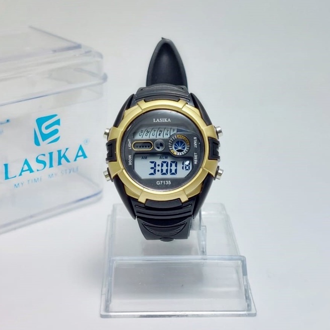 DIGITAL WATCH Jam Tangan Anak Terbaru Water Resistant Premium Rubber 7135 LASIKA