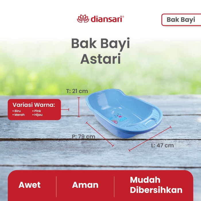 Bak Mandi Baby Plastik Astari - Baby Bathub Tempat Mandi Baby - Ember Mandi Baby