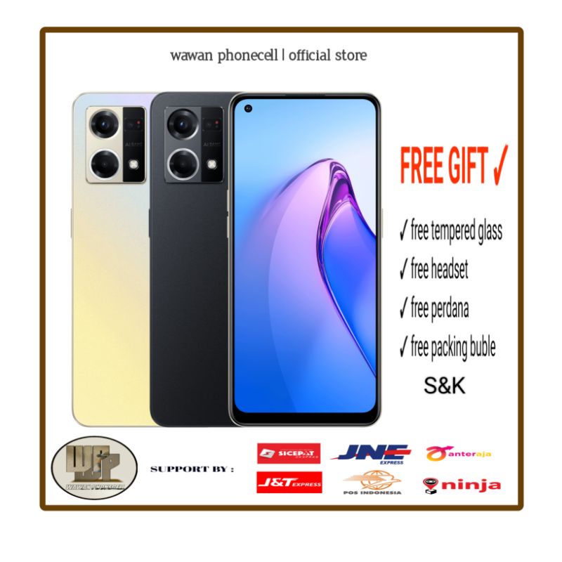 oppo reno 8 4g 8/256gb garansi resmi