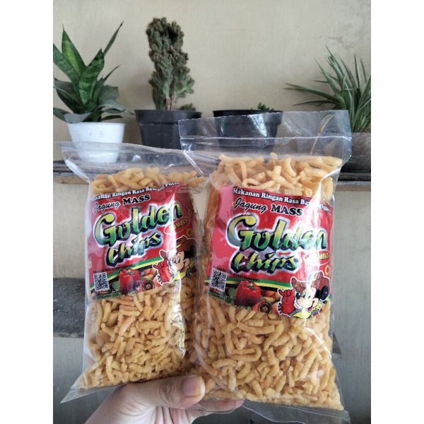 

GOLDEN CHIPS / JAJAN JADUL / SNACK ORIGINAL / KEMASAN 250GRAM