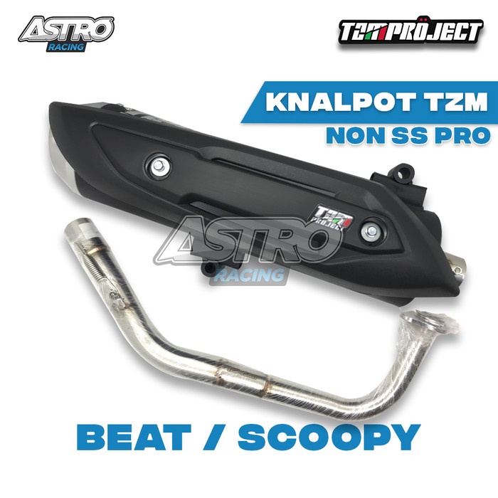 Terpercaya Knalpot Tzm Project Beat Fi Esp Scoopy Fi Esp Std Non Ss Pro Full Pack Kmn06