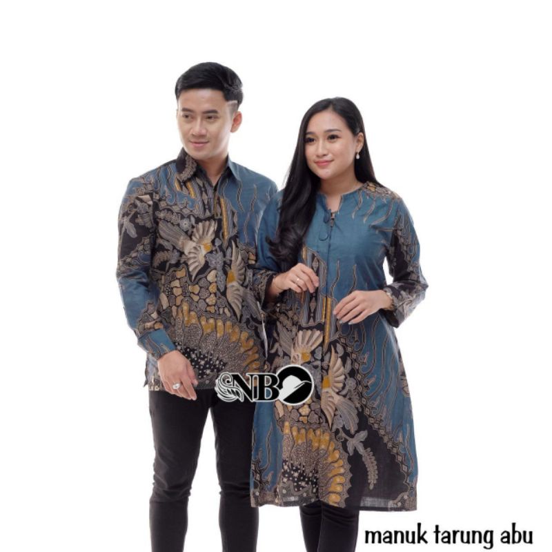 Couple Batik Tunik Wanita M L XL XXL XXXL