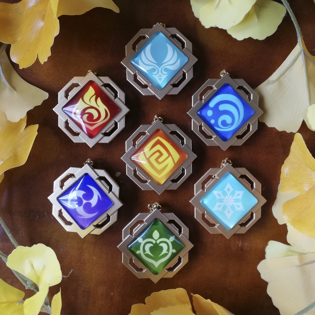 Gantungan kunci vision Genshin Impact: LIYUE