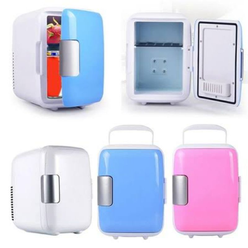 Jual Kulkas Mini Portable Mini Refrigerator Kulkas Mini Cool Hot Mobil Kantor Piknik Dual Port