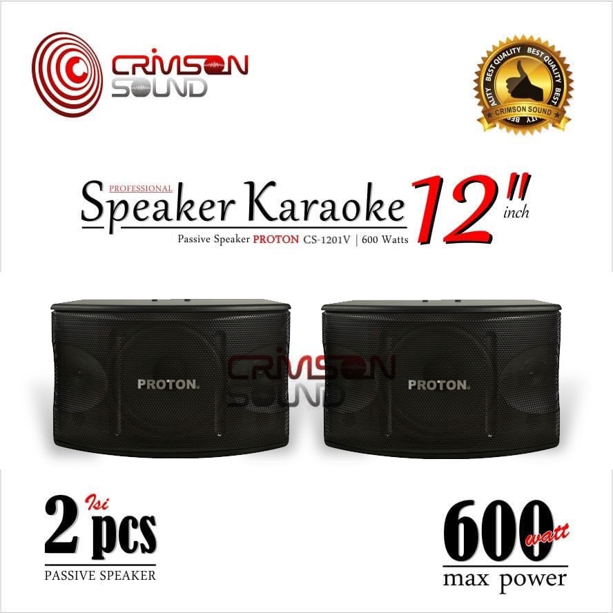 Speaker pasif karaoke 12 inch PROTON CS-1201V