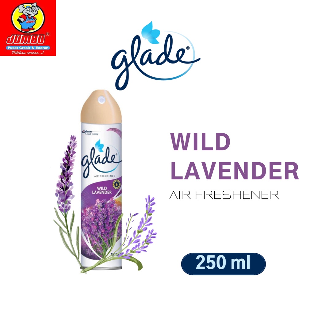 Glade Air Freshener 225ml Wild Lavender /Glade Pengharum Ruangan 225ml