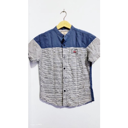 kemeja koko pendek anak nevada