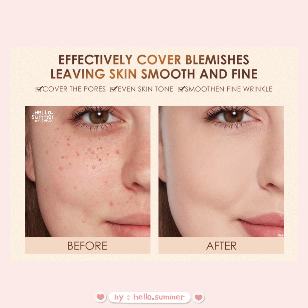 𝐁𝐁 𝐂𝐔𝐒𝐇𝐈𝐎𝐍 - BB Air Cushion Moisturaizing BB Cream Foundation Total Cover Full Coverage