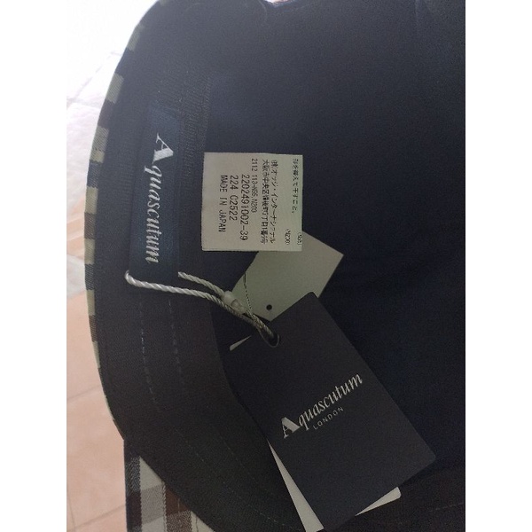 caps aquascutum baseball 2022 made in japan