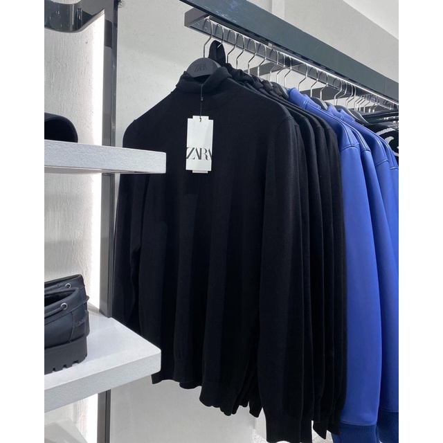 ZARA MOCK NECK SWEATER
