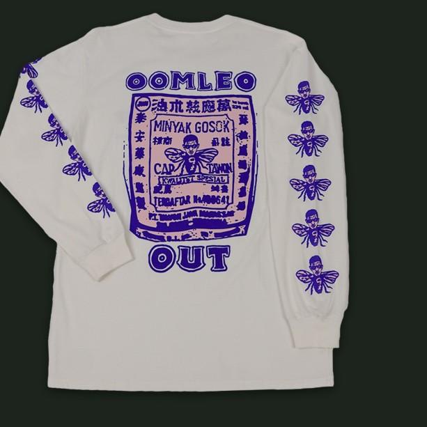 T-shirt Oomleo Out Putih LS - XXXL