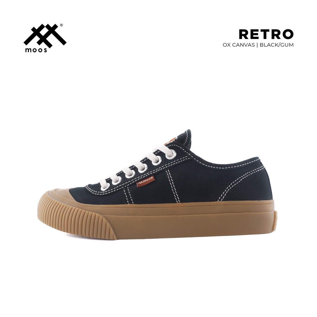 Moos Footwear Ox Retro Black/Gum