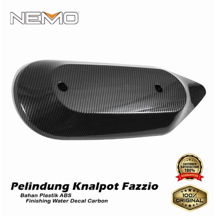 Tutup Pelindung Knalpot Fazzio Karbon Nemo / Cover Knalpot Carbon Original PNP - Charmoto