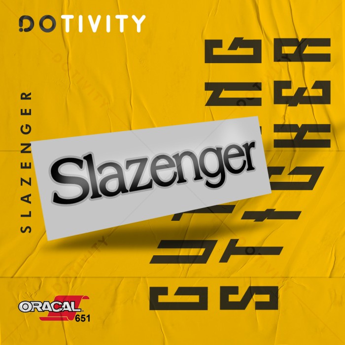 

Cutting Sticker SLAZENGER