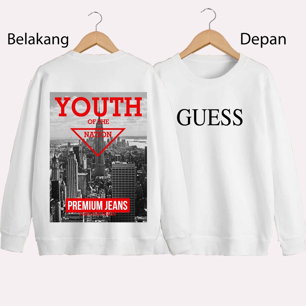 SWEATER UNISEX DBYOUTH OF THE NATION D PRIA DAN WANITA SWEATER JUMBO