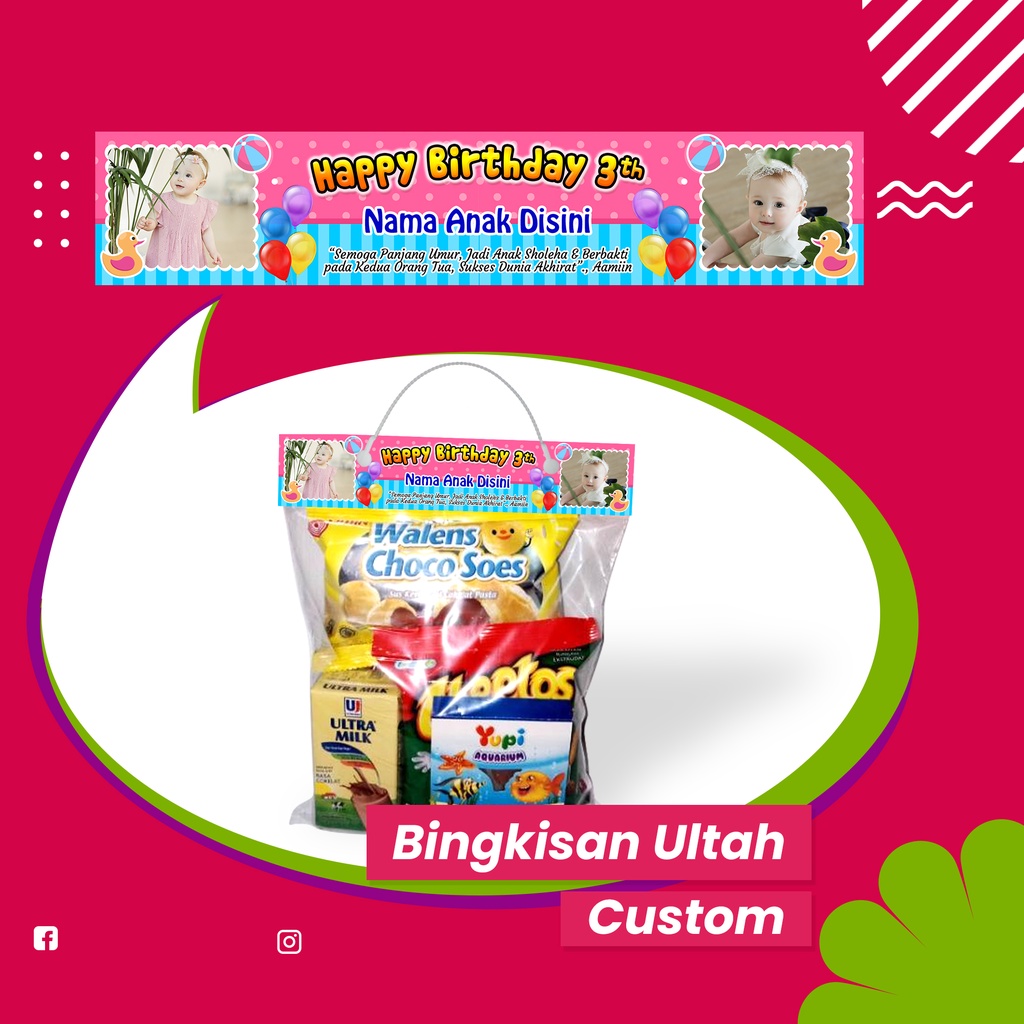 

plastik snack ulang tahun /plastik ulang tahun/tas snack ulang tahun ukuran 18 x 30 bisa custom