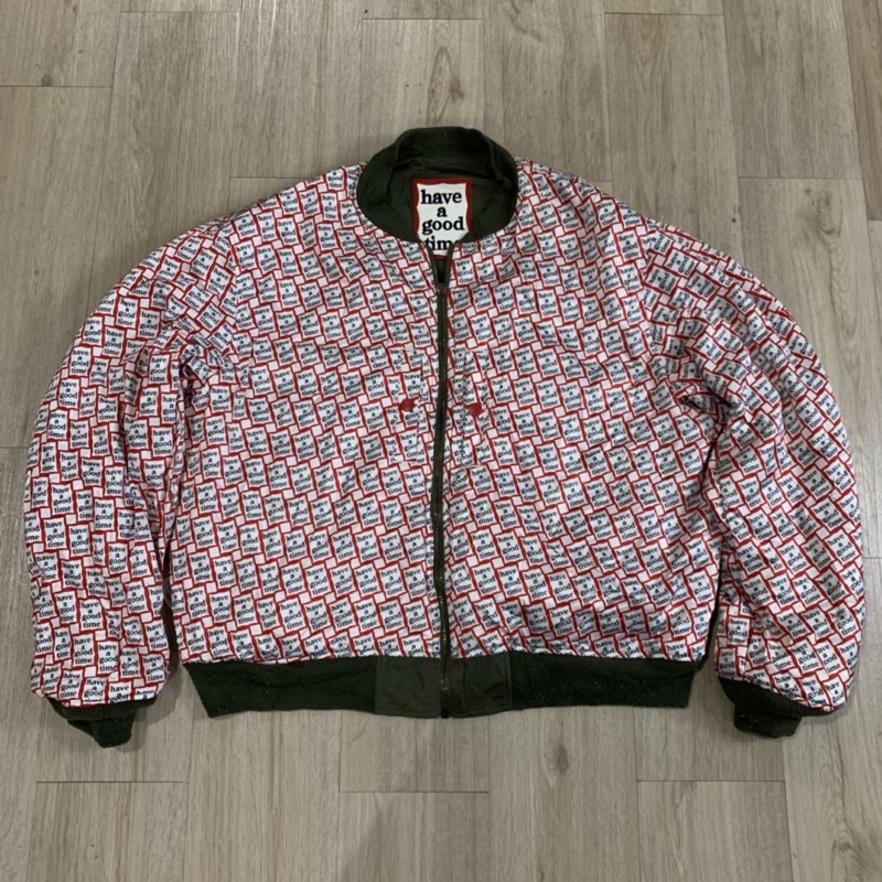 Rare HAGT / Have A Good Time x Moussy Bomber Jacket