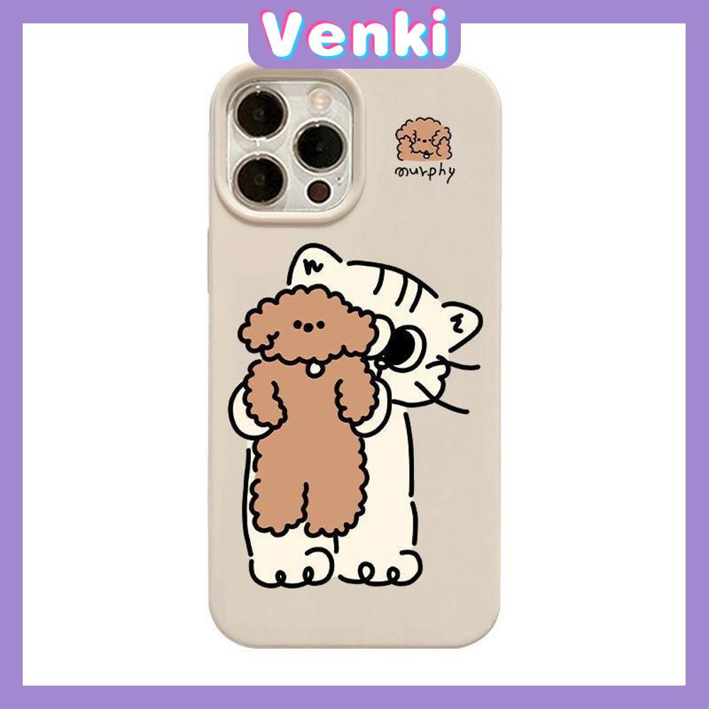 Case iPhone 14 Pro Max TPU Soft Case Cartoon Cute Cat Glossy Khaki Candy Case Camera Protection Shockproof For iPhone 14 13 12 11 Plus Pro Max 7 Plus X XR