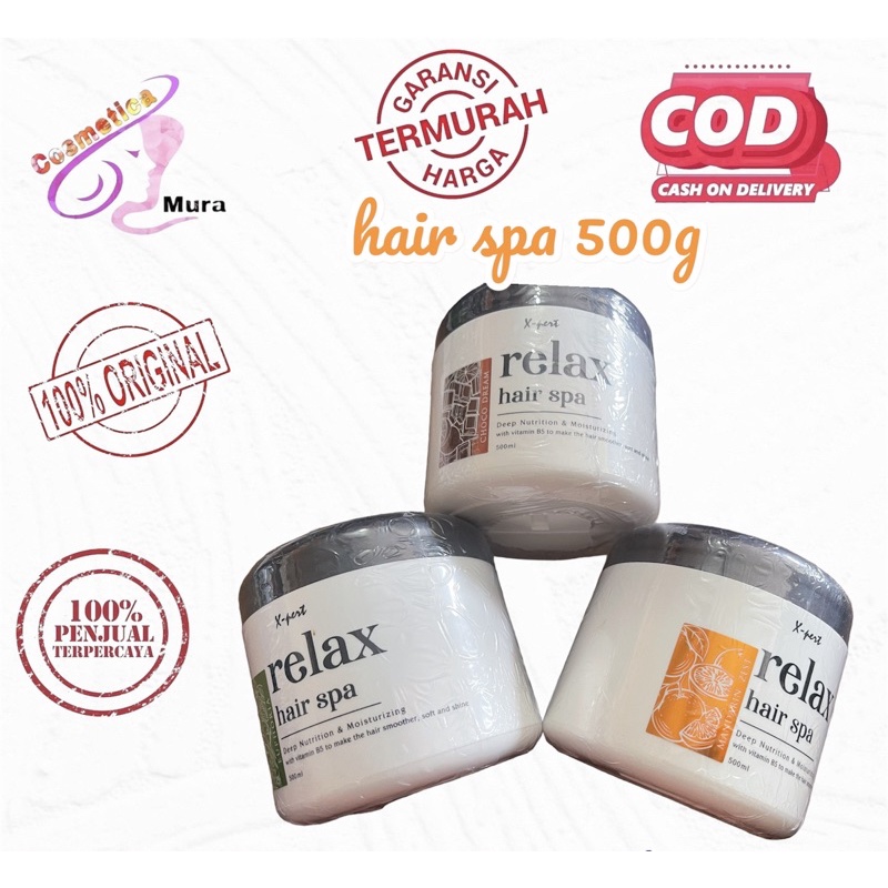 [ kemasan Baru ] xpert hair spa 500g - X-pert hair spa masker dan creambath Rambut