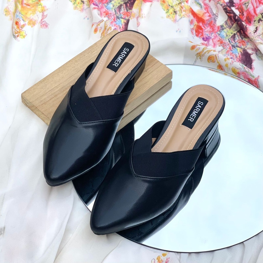 SARMER - FELLY HEELS 3CM BLACK