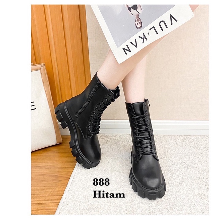 SEPATU BOOTS BAHAN KULIT 888