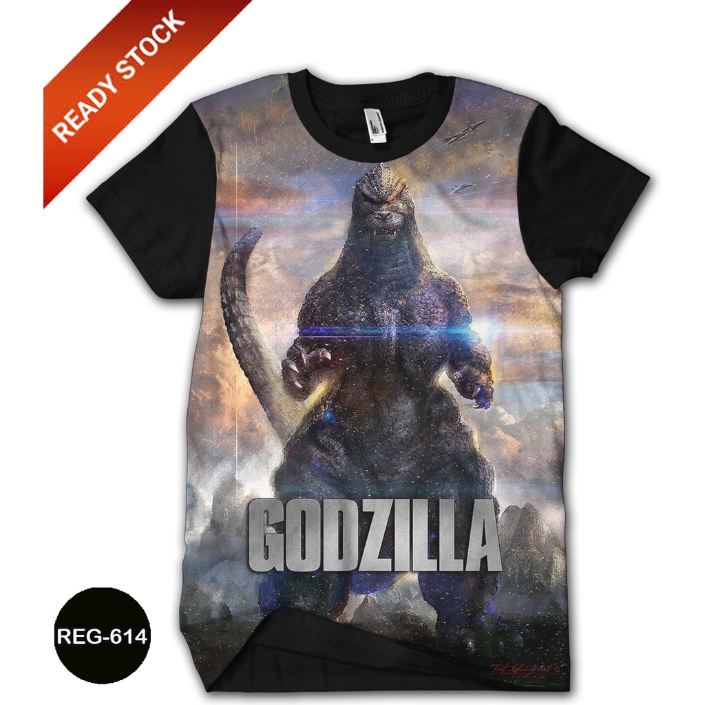 Baju Godzilla vs. Kong 3D Baju Anak dan Dewasa Godzilla Series Trendy #REG-614