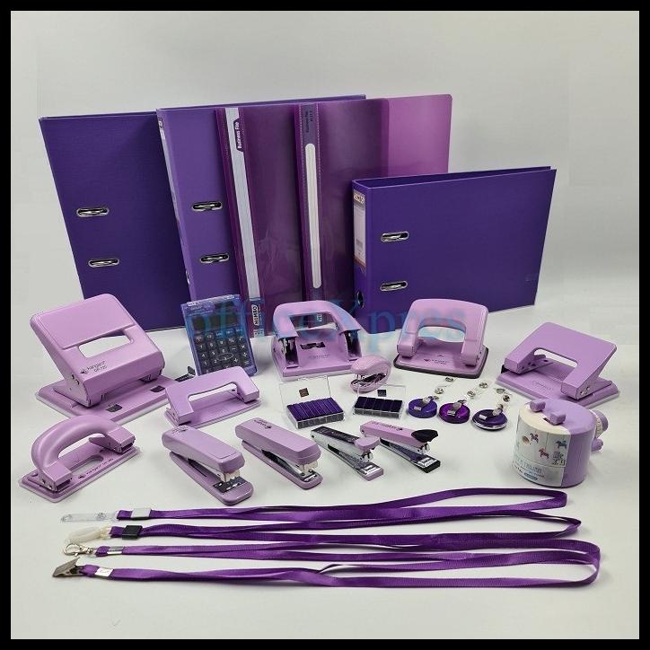 

Serba Lilac / Stapler Lilac / Paper Punch Lilac / Isi Staples Ungu