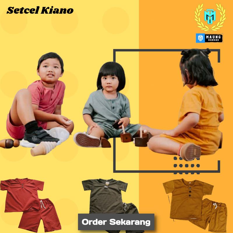 Setelan Baju Anak Kiano 1-5 tahun