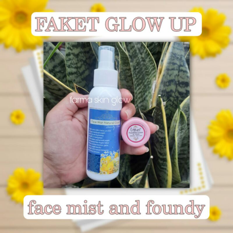 PAKET GLOW UP||FACE MIST & FOUNDATION