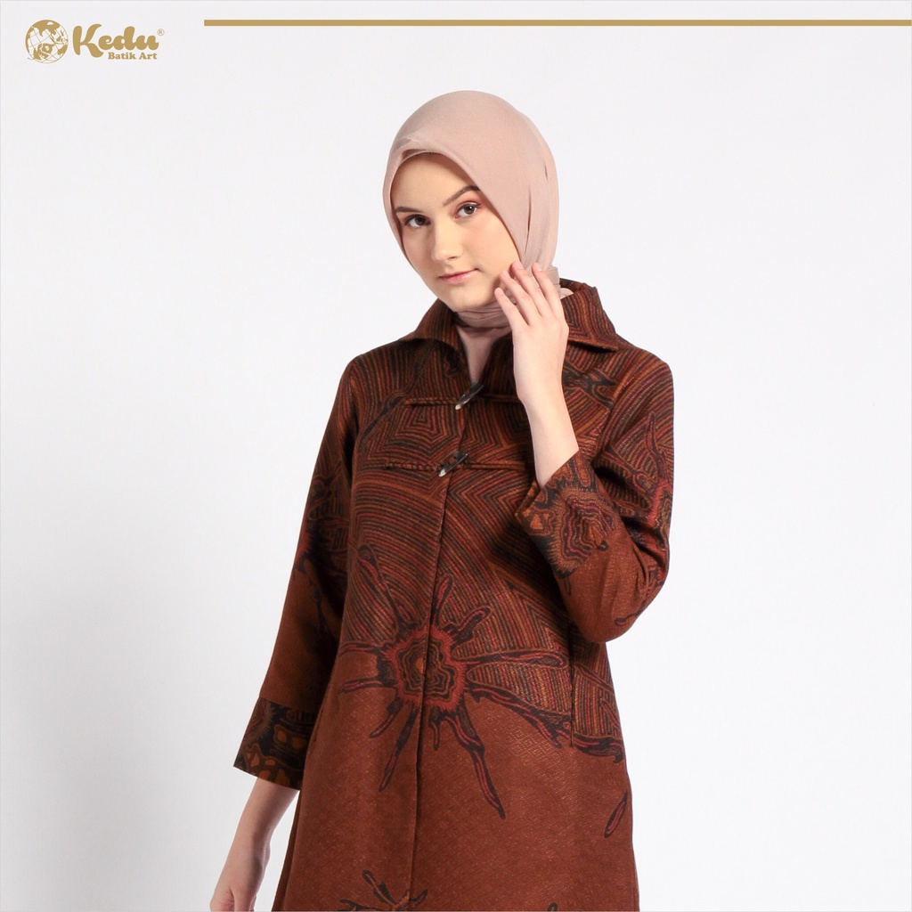 Kedu Batik - Tunik Batik Dobby Gading SBY Tunik Wanita Formal