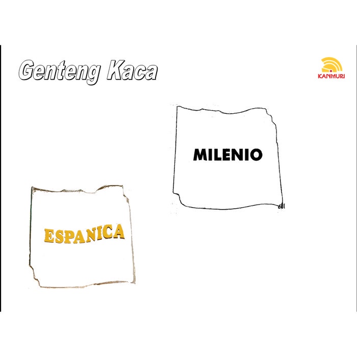 Genteng kaca Kanmuri Espanica Milenio - Espanica