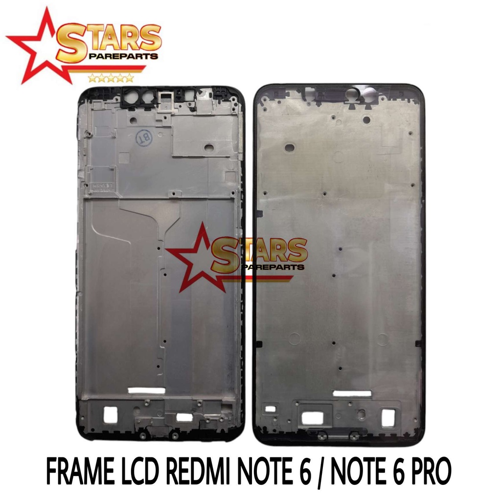 FRAME LCD / TULANGAN LCD / TATAKAN TENGAH LCD / BEZZEL MIDDEL XIAOMI REDMI NOTE 6 / NOTE 6 PRO ORI C