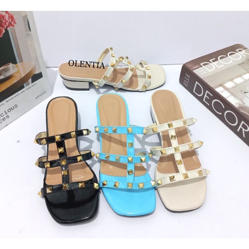 Sandal Wanita Heels 3cm Stut YY 03