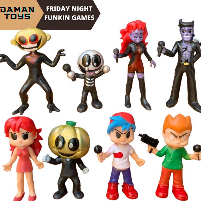 Figure FNF Friday Night Funkin Games Mainan Kado Anak Koleksi Pajangan
