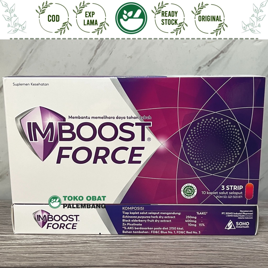 1BOX IMBOOST FORCE 30 TABLET SOHO GLOBAL HEALTH IM BOOST FORCE SOHO PILEK VITAMIN