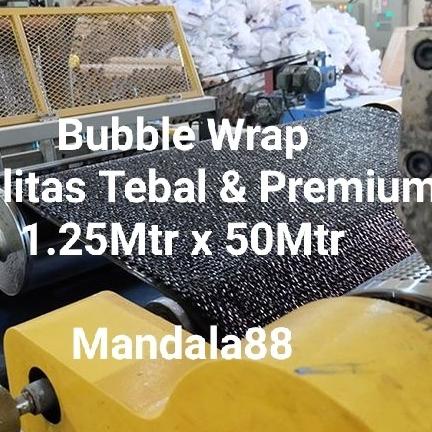 

Bubble Wrap / Plastik Gelembung Bogor 50mtr x 1.25mtr - Putih