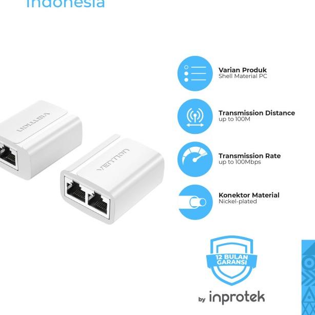 Vention Splitter RJ45 - IPS, Black