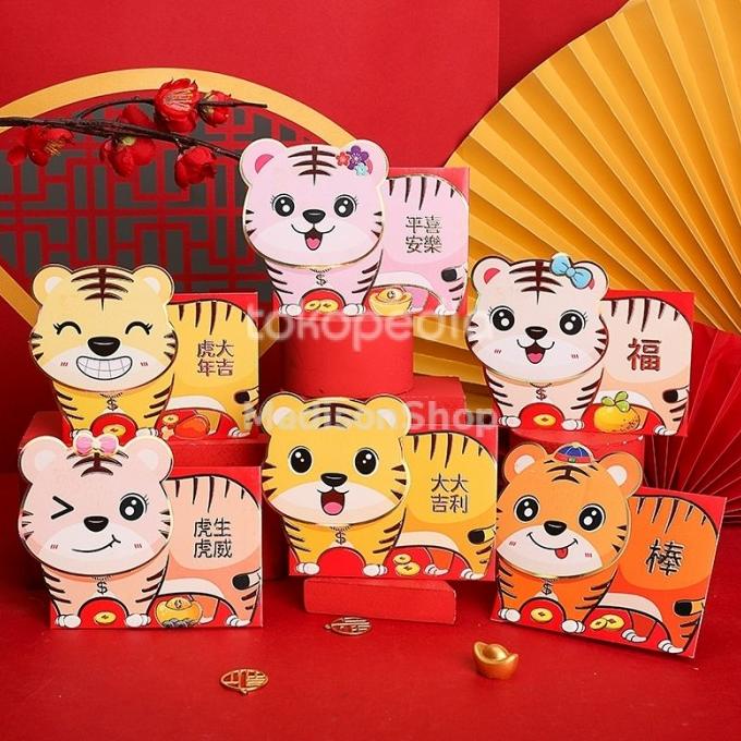 

NEW SALE GROSIR ANGPAO IMLEK 3D MACAN 2022 AMPAU TAHUN BARU HAPPY NEW YEAR SALE