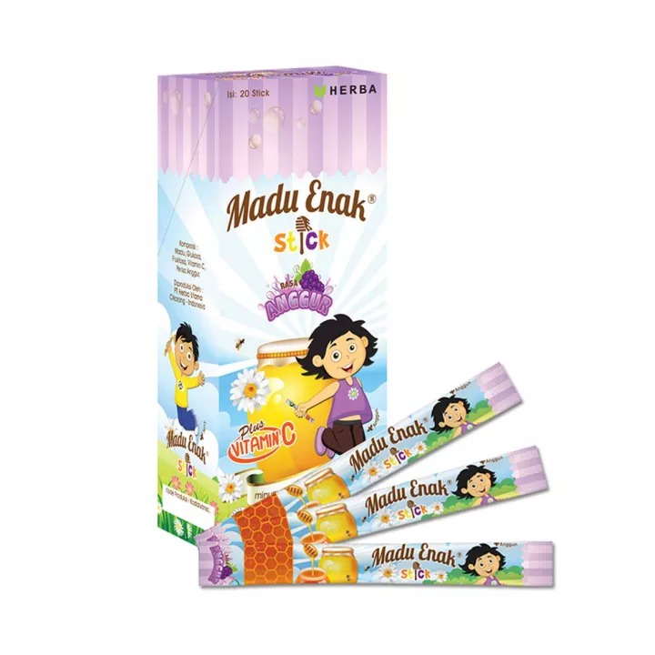 BOX - Herba Madu Enak Stick isi 20 Stick