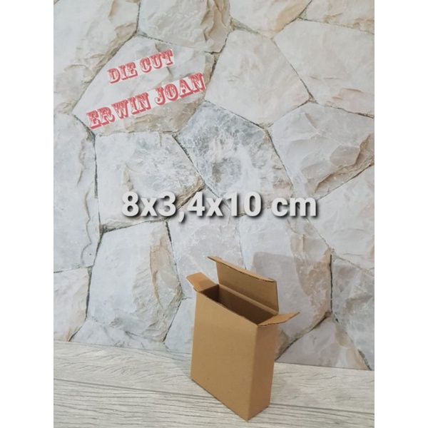 

Kardus Box uk 8x3,4x10 cm Kotak Karton Diecut