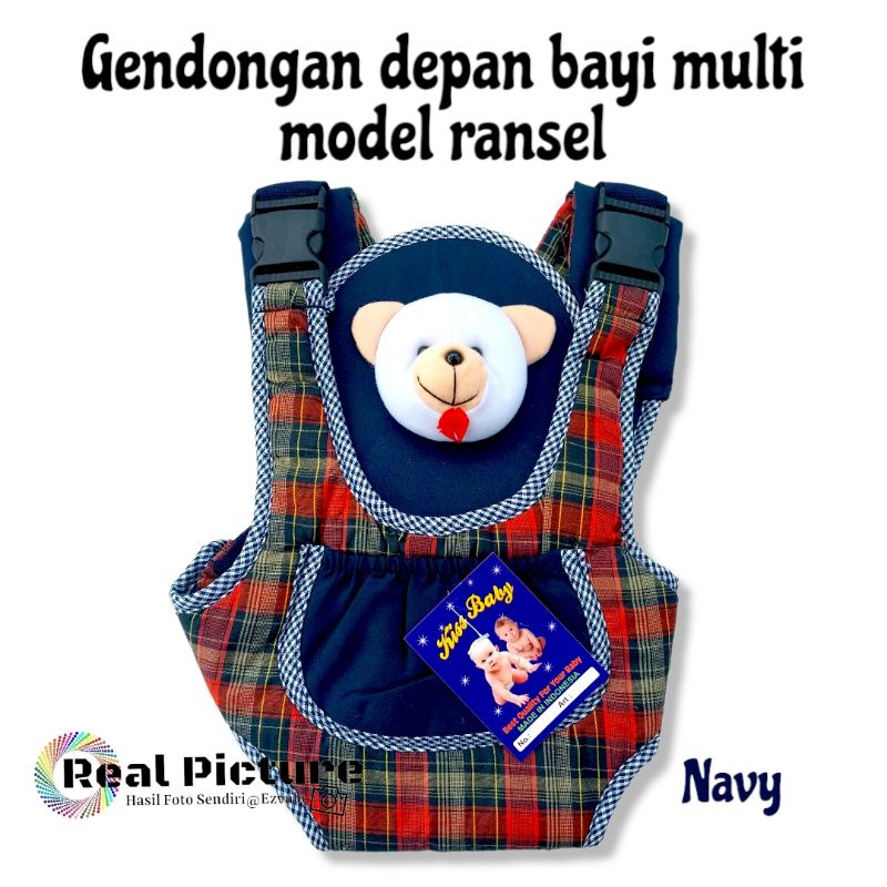 Gendongan depan bayi multi model ransel