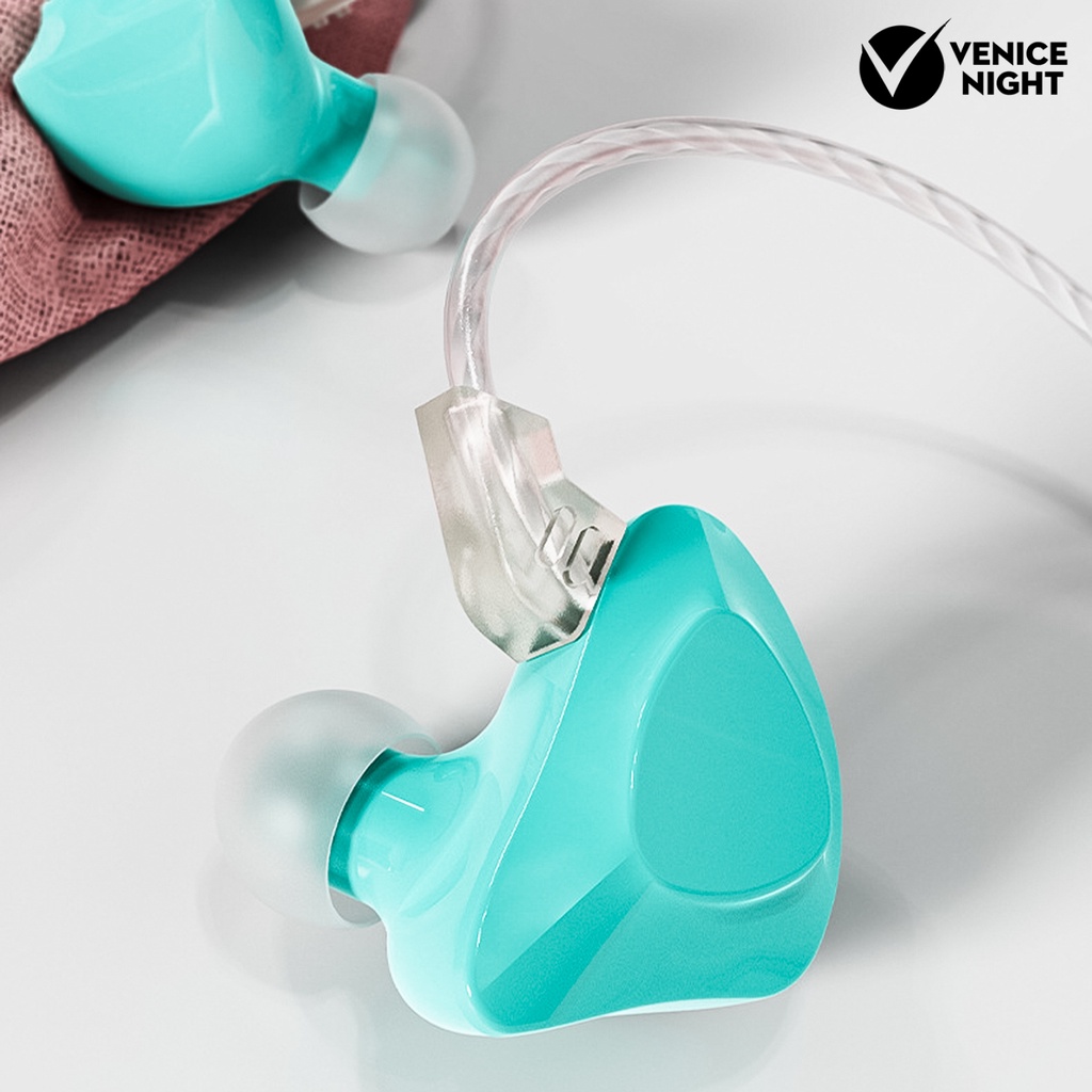 (VNEP) (Berkabel) T03 Macaron Warna Olahraga Headset Heavy Bass Ear Hook Ponsel Earphone