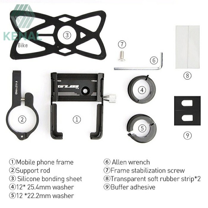 Gub P10 Holder Hp Holder Handphone Stang Sepeda Stang Motor